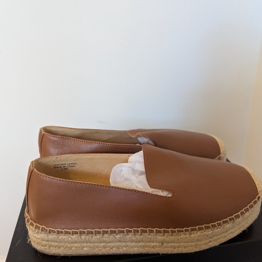 Quinn Leather Platform Espadrilles - Picture 3 of 6